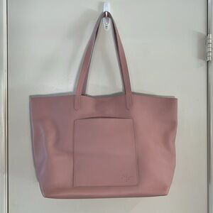 Molly G Wanderlust Tote Rare Pink Leather USA Made in Los Angeles, CA